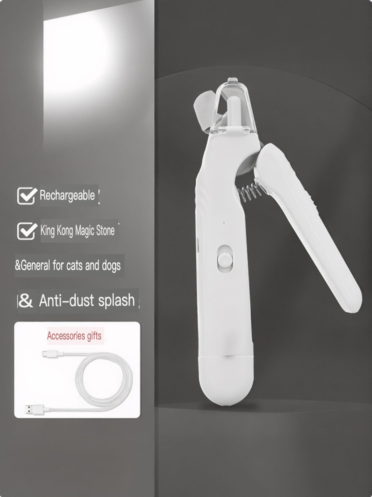 Painless Electric Pet Nail Grinder - Lilixa.store