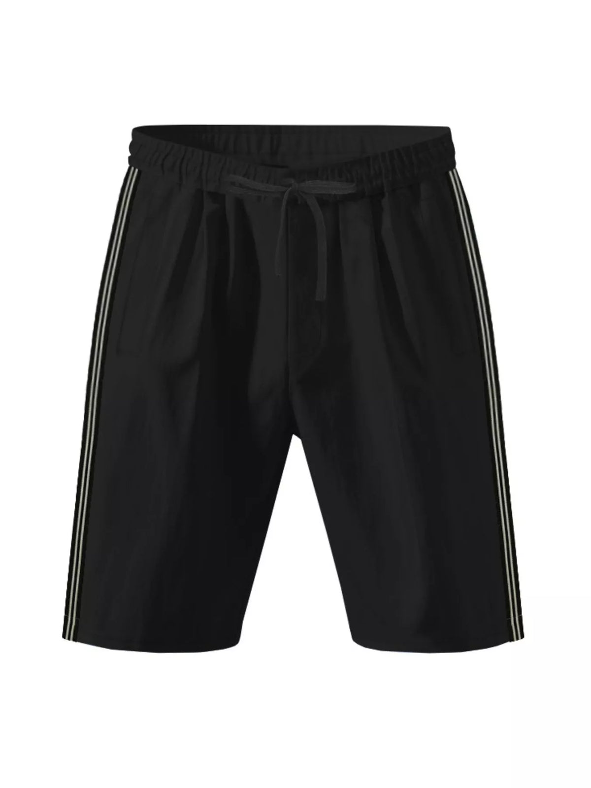 Men's Full Size Casual Striped Shorts Plus Size, view 4