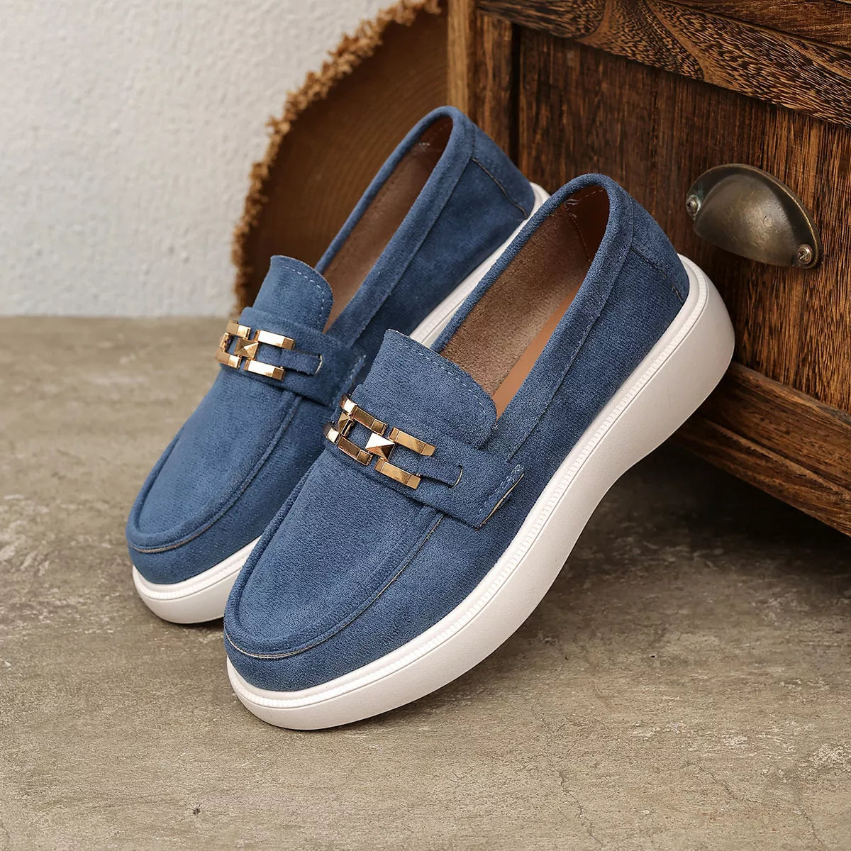 Round Toe Slip-Ons - Lilixa.store
