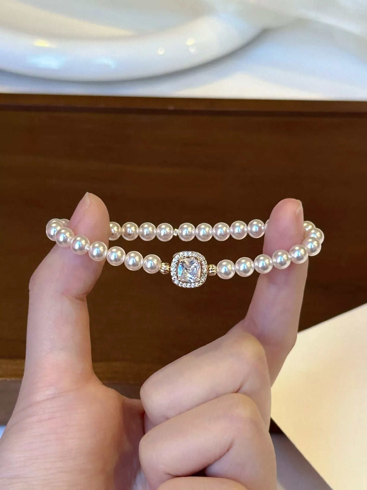 18K Gold-Plated Pearl Bracelet - Lilixa.store