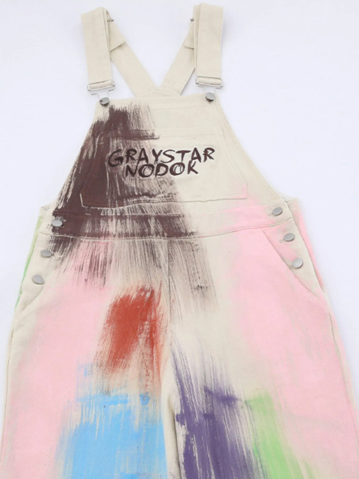 Colorful Wide Leg Overalls - Lilixa.store