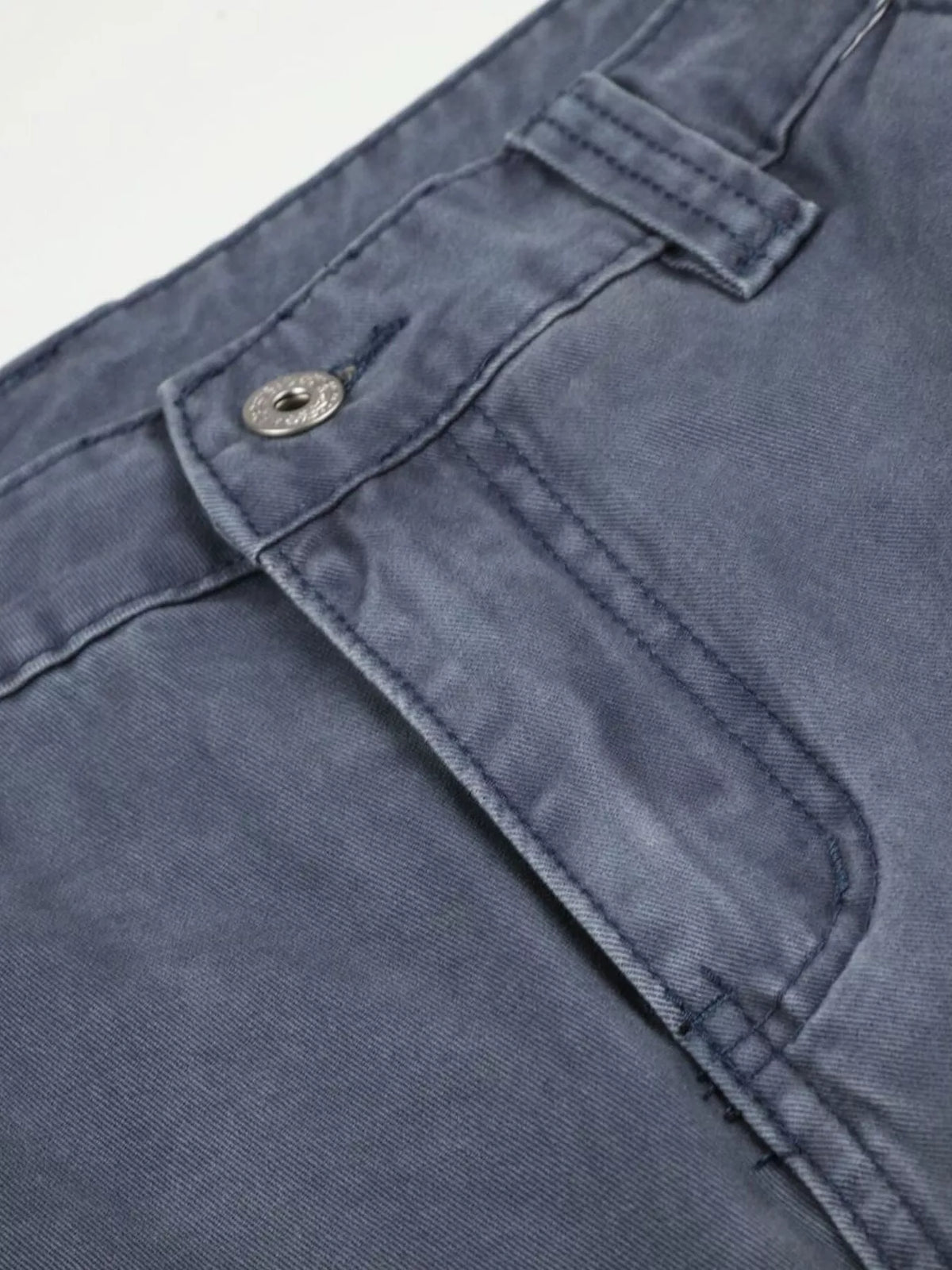 Men's Distressed Wide-Leg Denim Capris - Lilixa.store