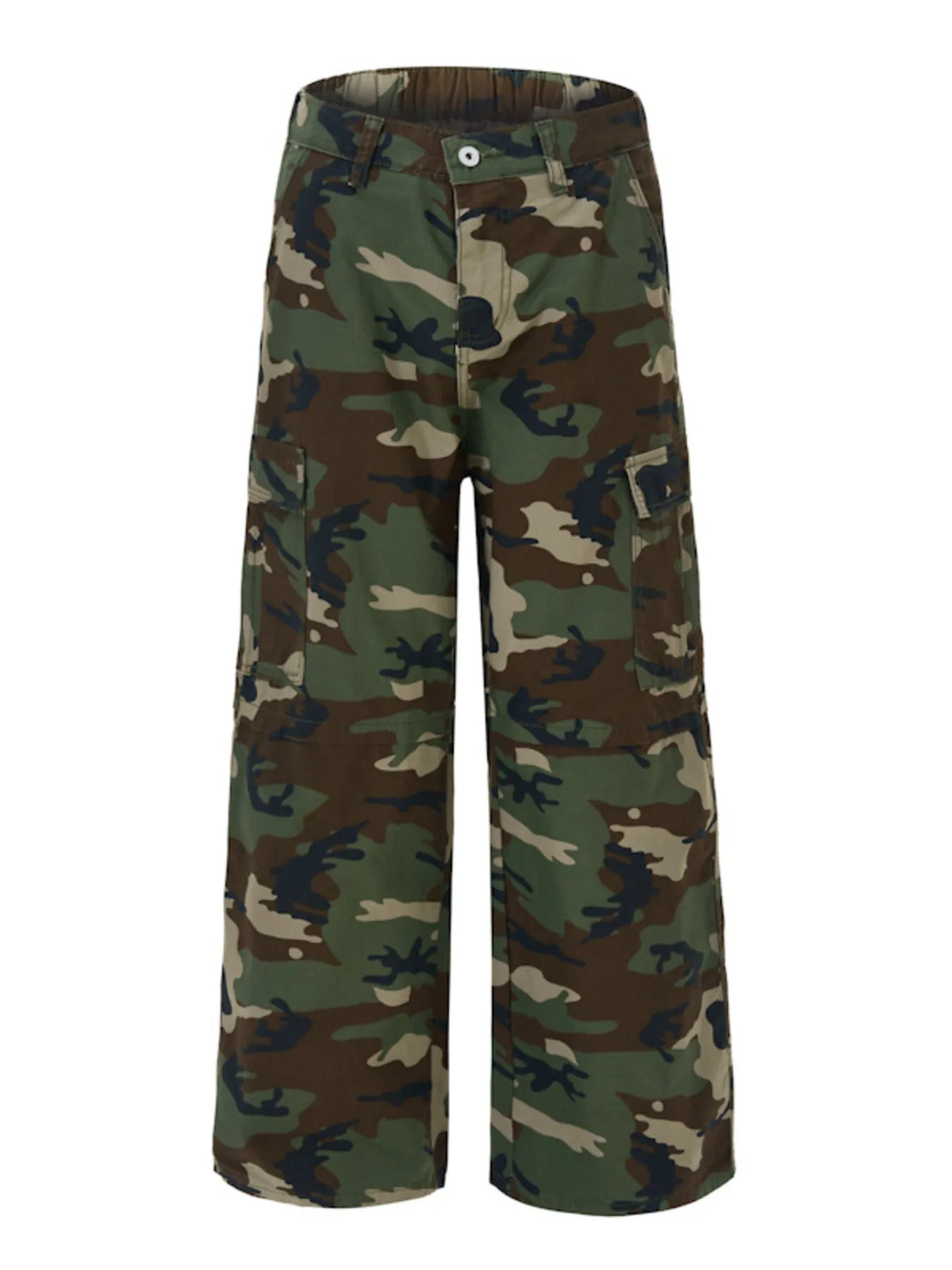 Men's Loose Fit Camouflage Cargo Pants, view 6