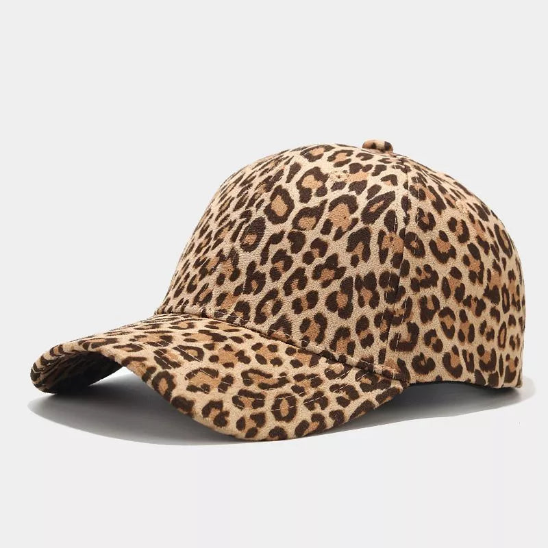 Leopard Cotton Baseball Cap - Lilixa.store