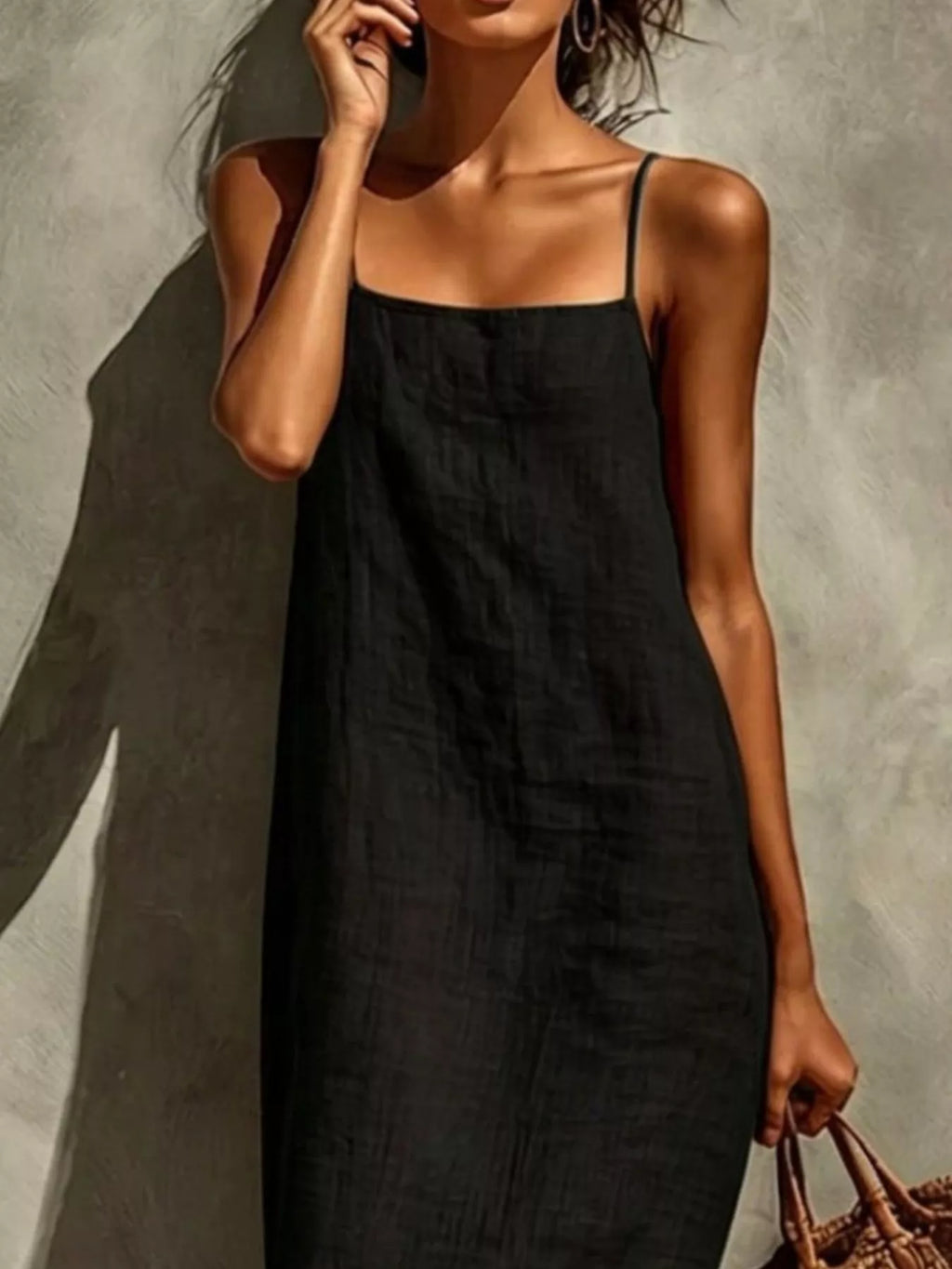 Sleeveless Linen Casual Maxi Dress - Lilixa.store