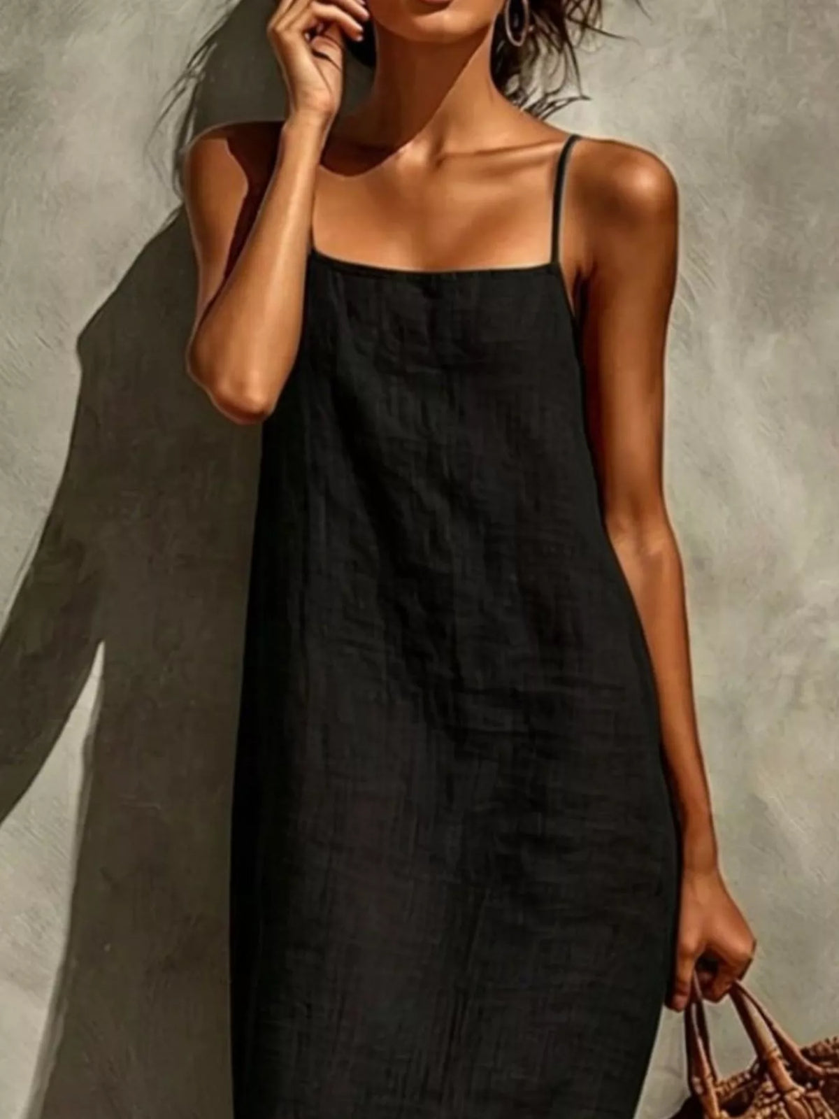 Sleeveless Linen Casual Maxi Dress - Lilixa.store