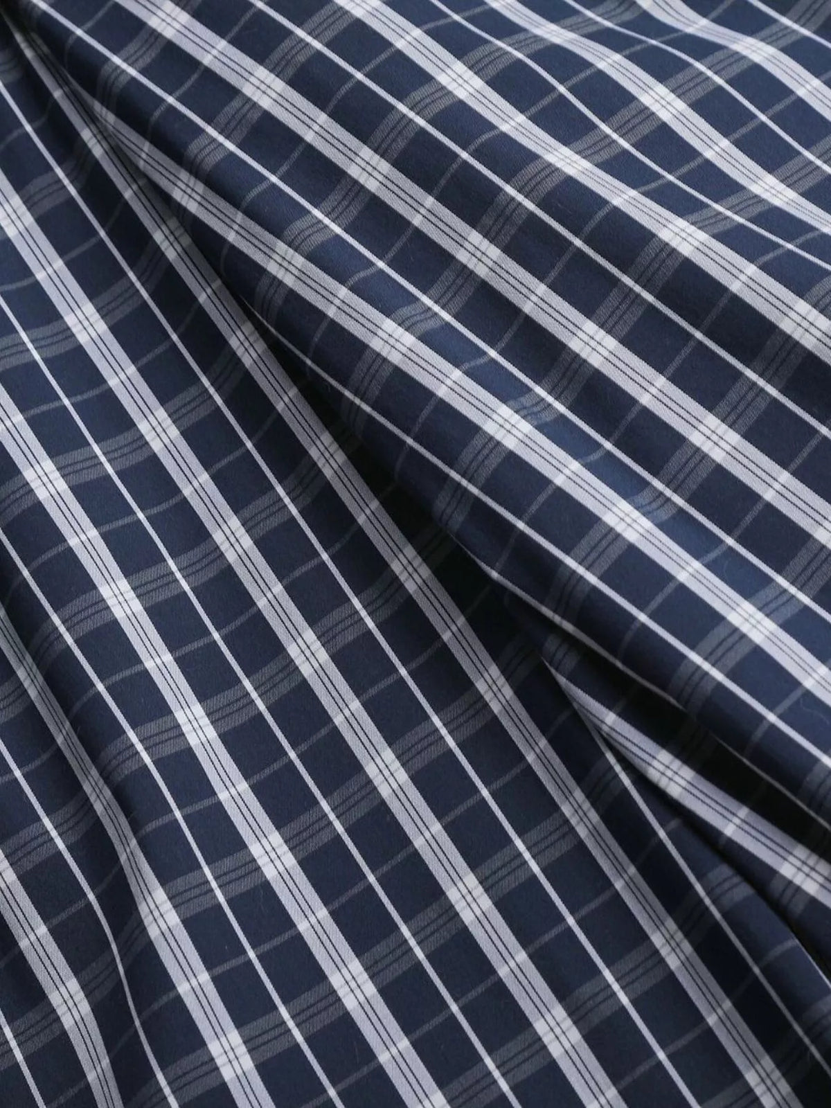 Men's Wide Leg Plaid Button-Front Pants