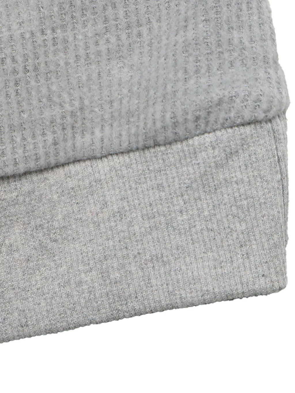 Striped Collar Dropped Shoulder Sweatshirt - Lilixa.store