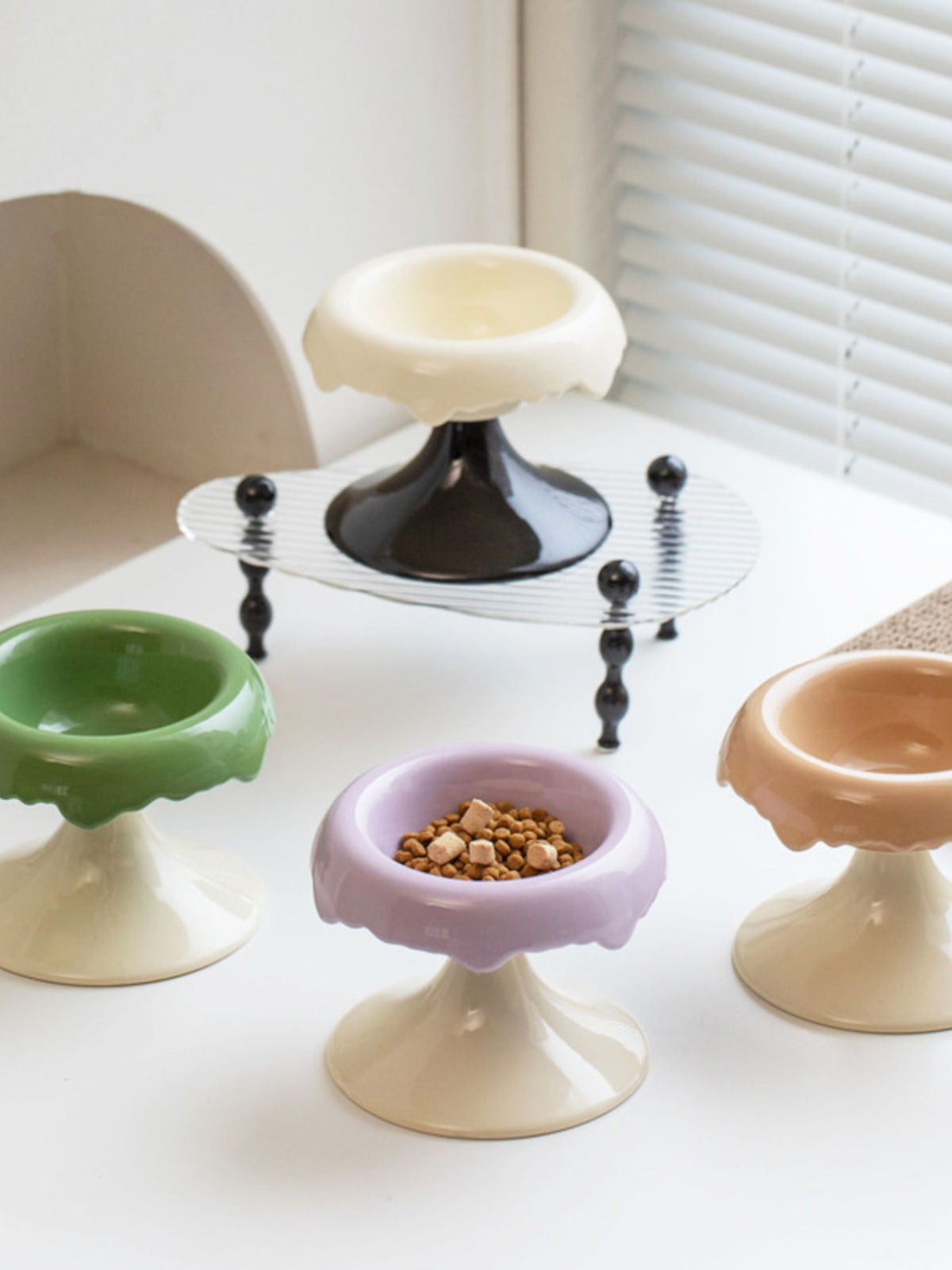 Elevated Ceramic Pet Bowl - Lilixa.store