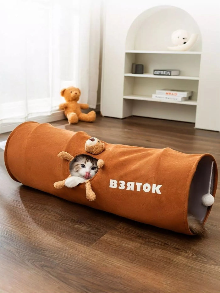 Foldable Cat Tunnel Toy - Lilixa.store