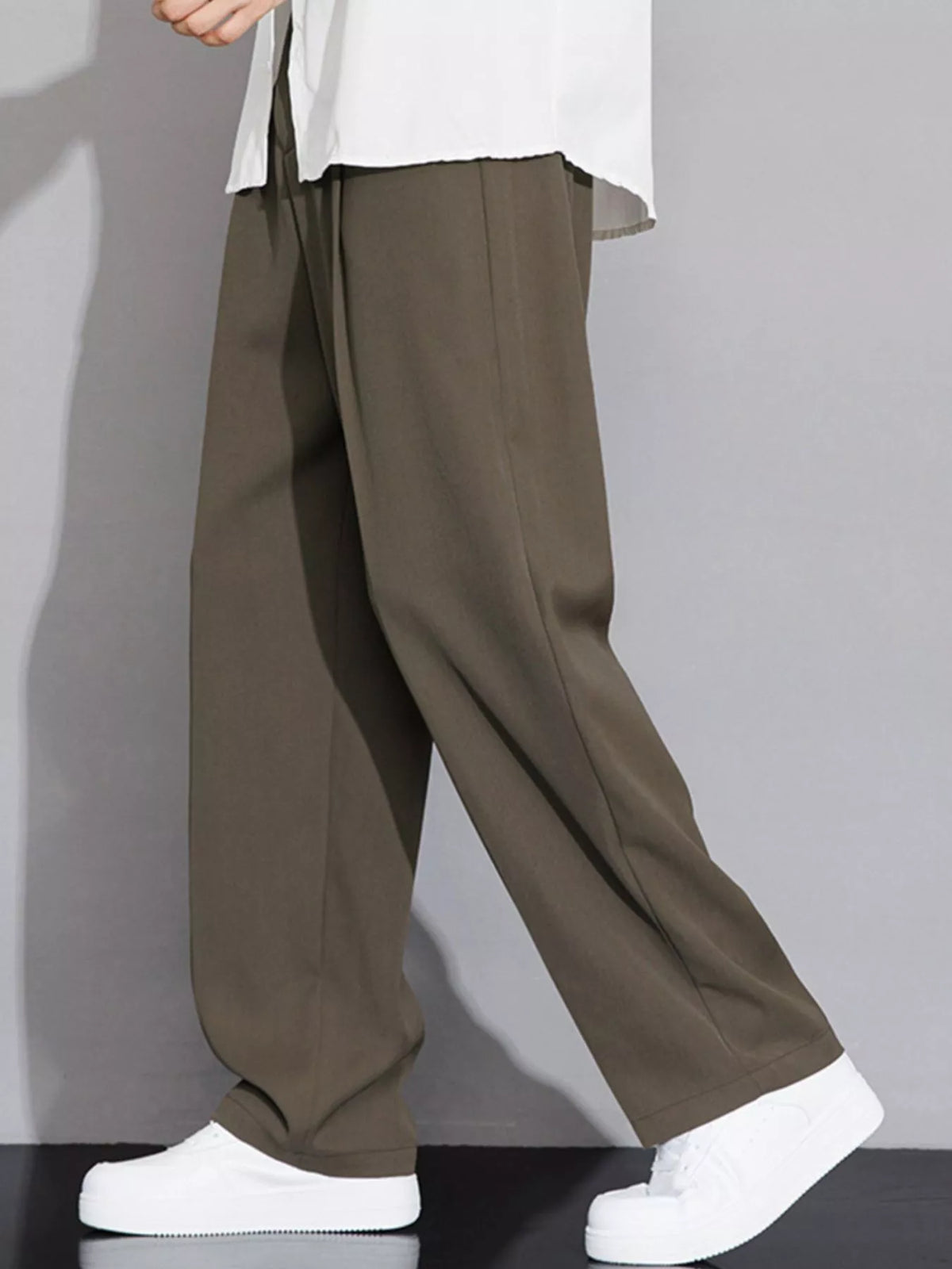 Men's Full Size Wide Leg Casual Pants Plus Size, view 3