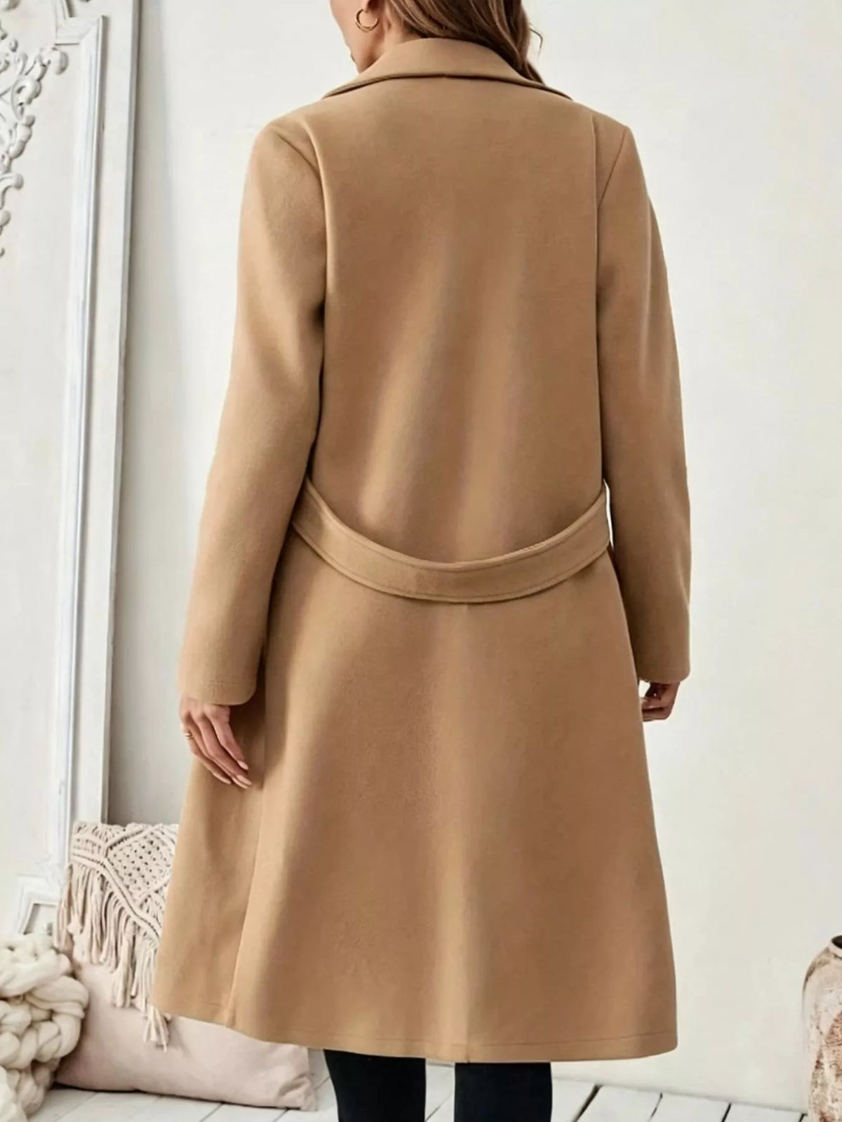 Single-Button Longline Coat