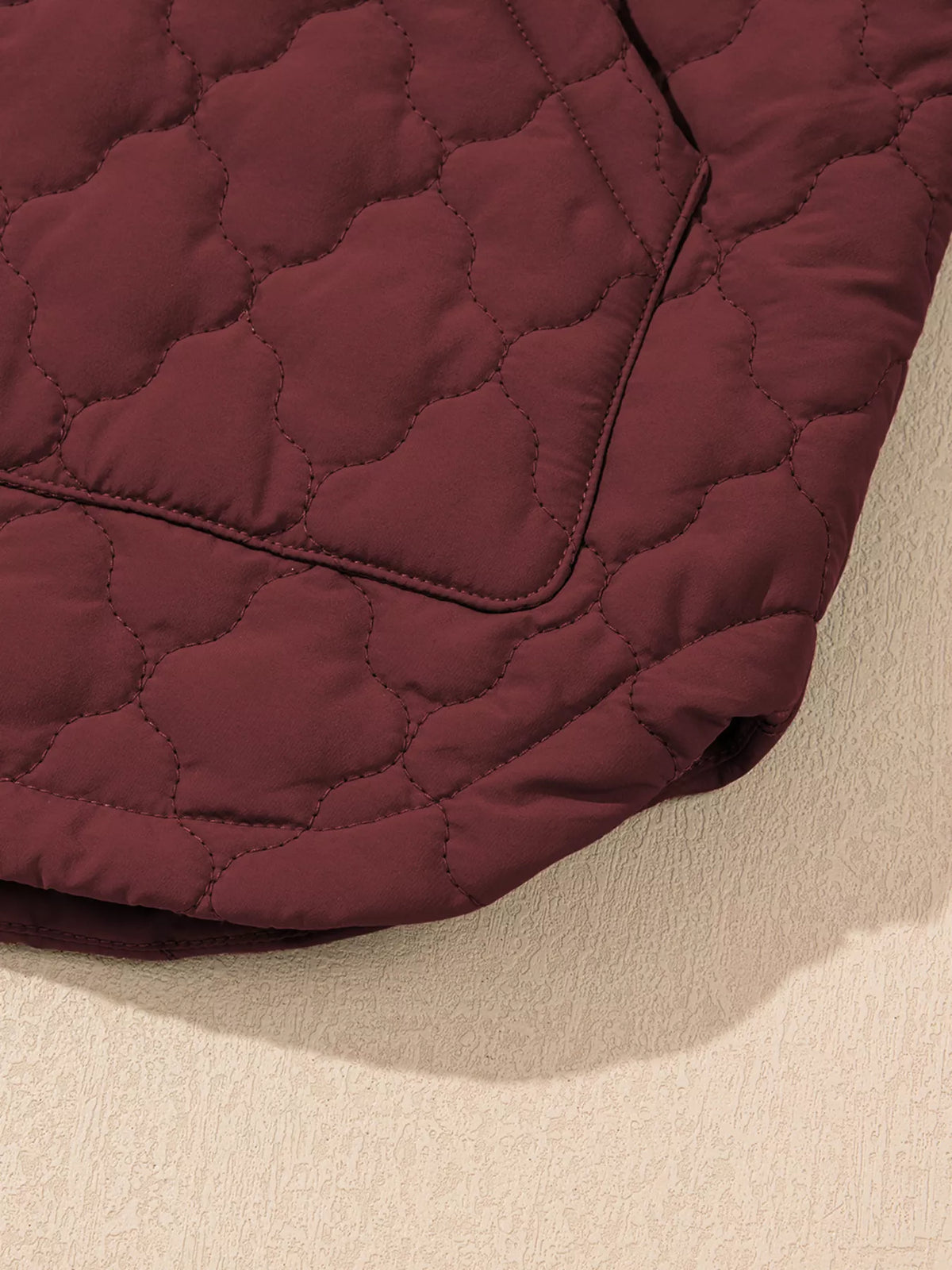 Quilted Snap Down Zip Up Vest Coat - Lilixa.store
