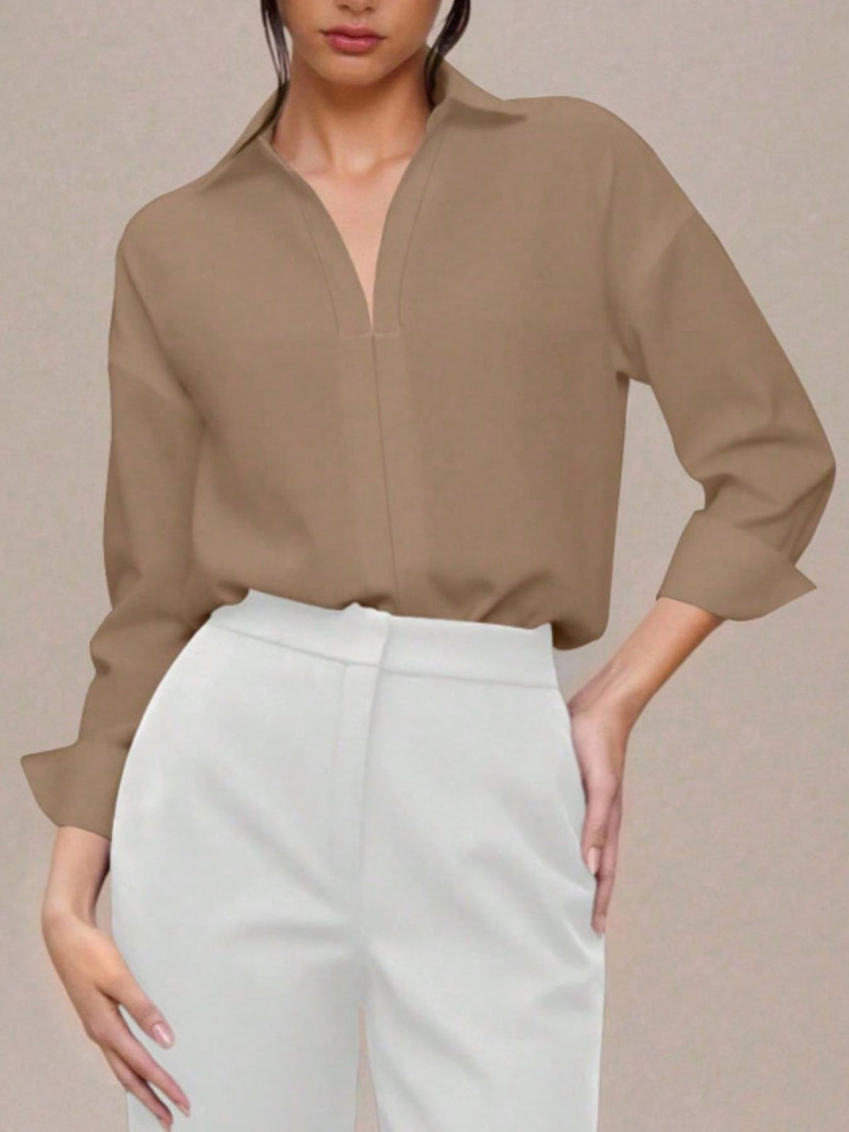 Button-Down Long Sleeve Bodysuit - Lilixa.store