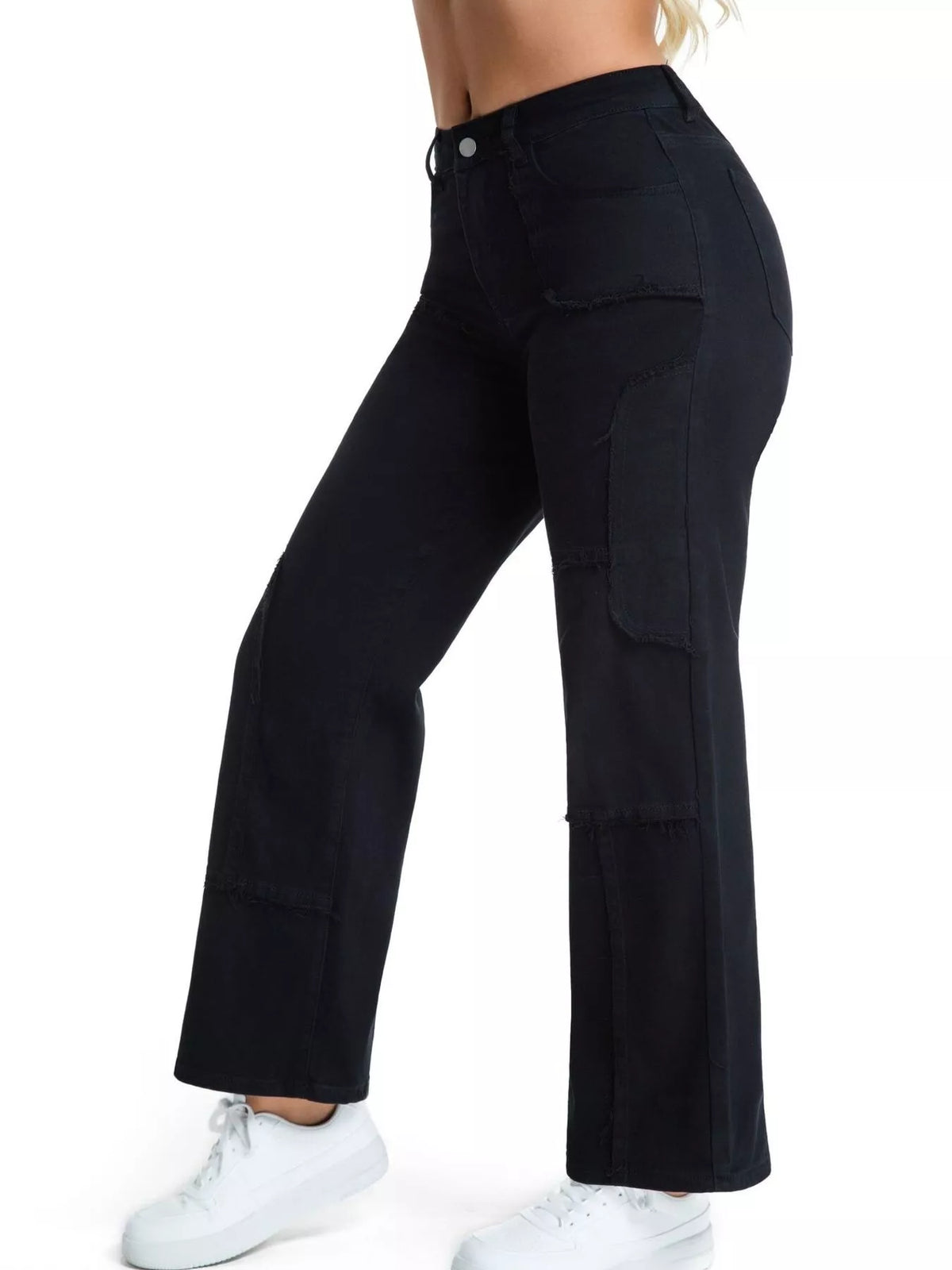Frayed Edge Straight Leg Jeans - Lilixa.store