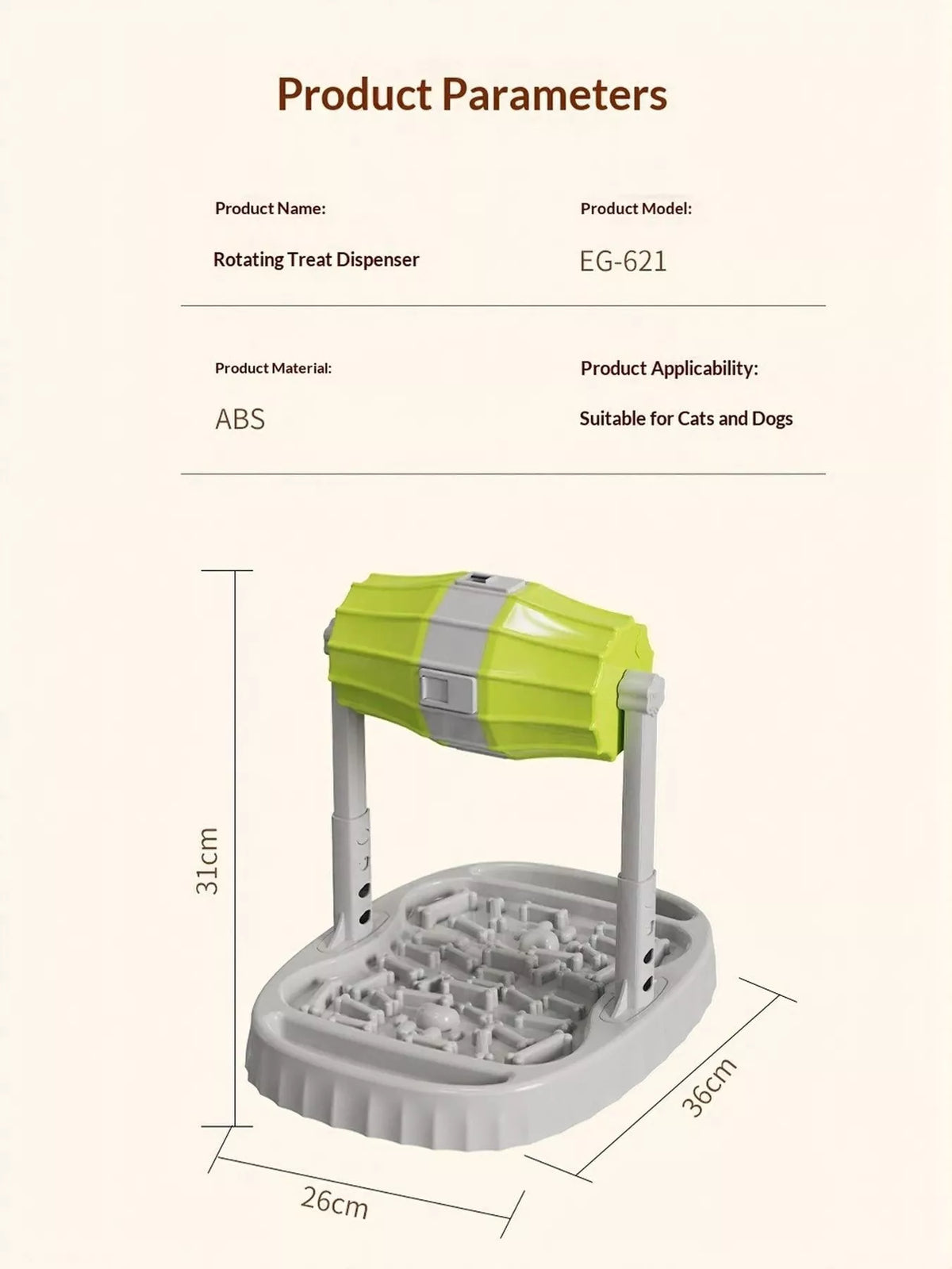 Adjustable Height Pet Feeding Station