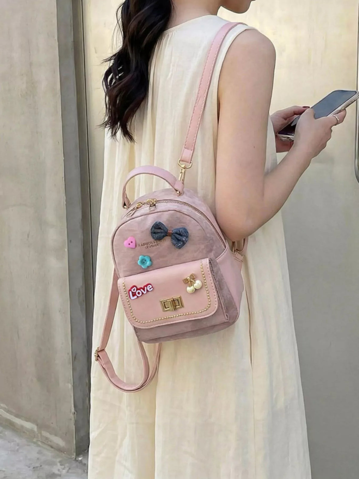 PU Leather Backpack Bag - Lilixa.store