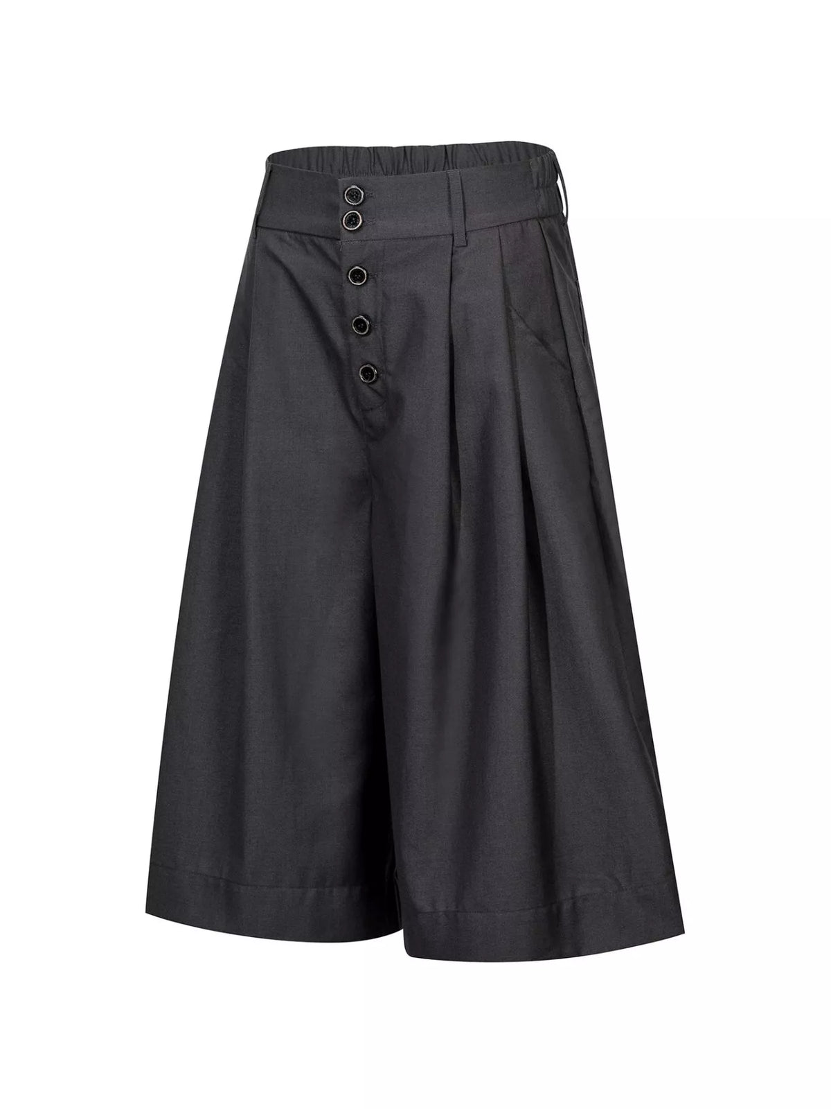 Men's Button Fly Wide Leg Capris - Lilixa.store