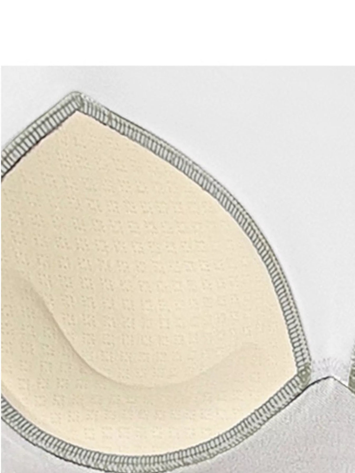 Contrast Trim Scoop Neck Active Bra