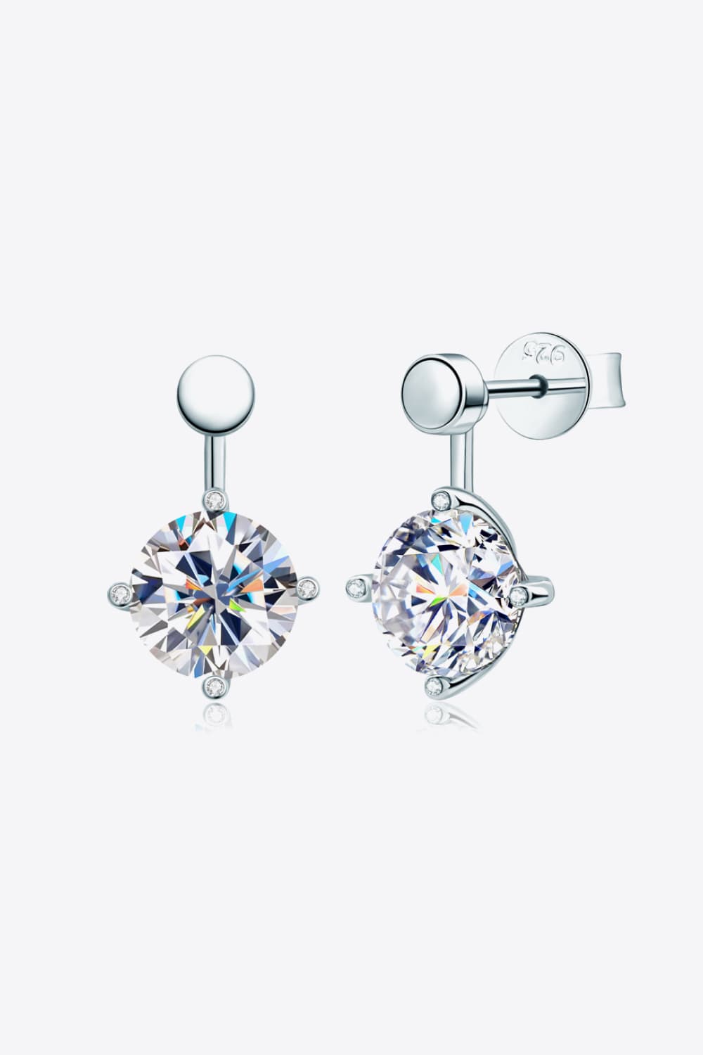 Adored 4 Carat Moissanite Drop Earrings - Lilixa.store