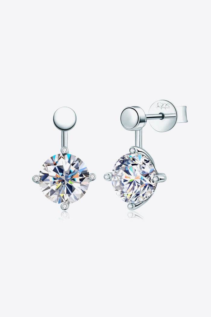 Adored 4 Carat Moissanite Drop Earrings - Lilixa.store