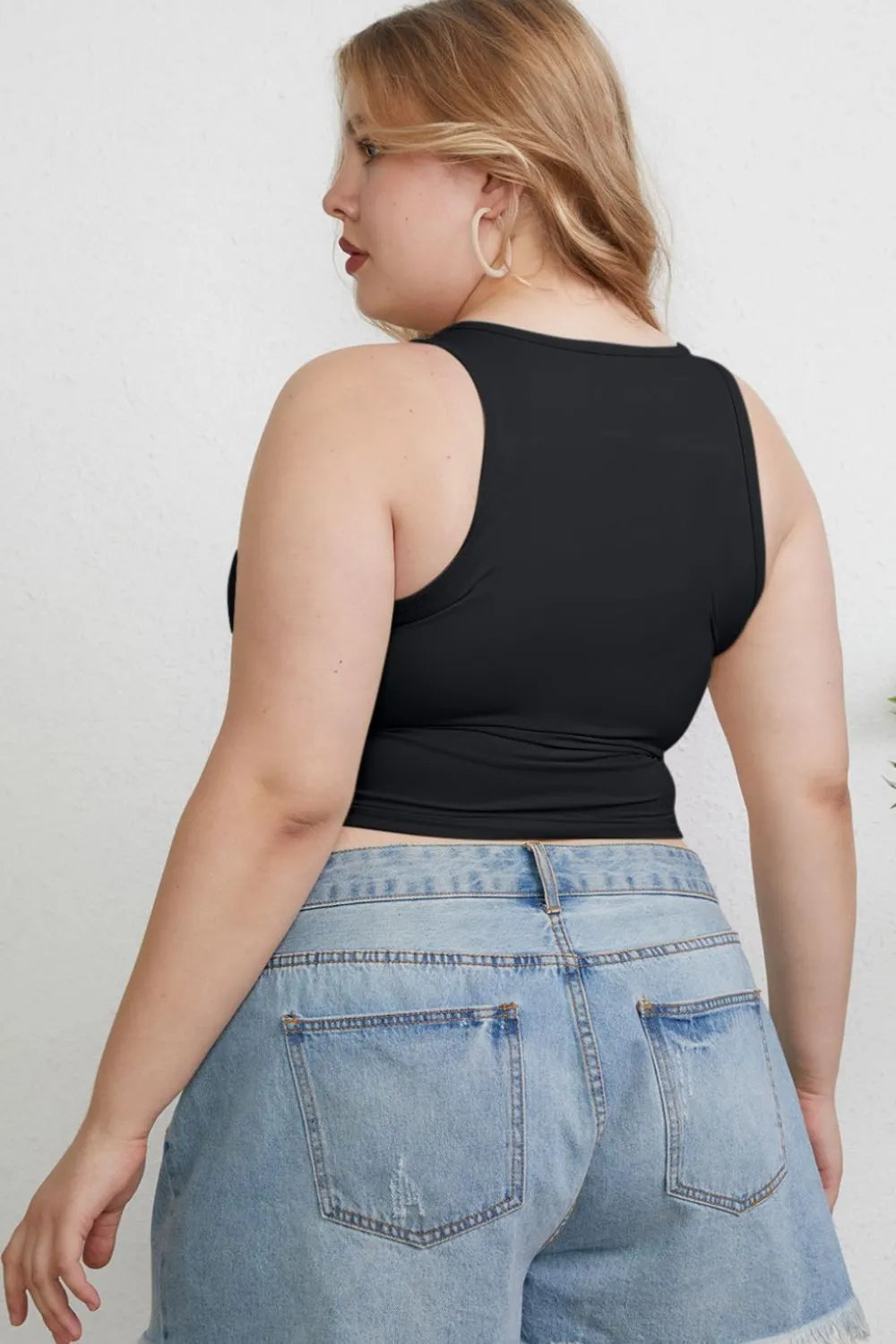 Basic Bae Full Size Round Neck Slim Tank - Lilixa.store