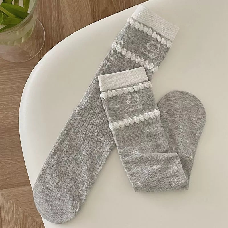 Breathable Cotton Casual Crew Socks Set - Lilixa.store