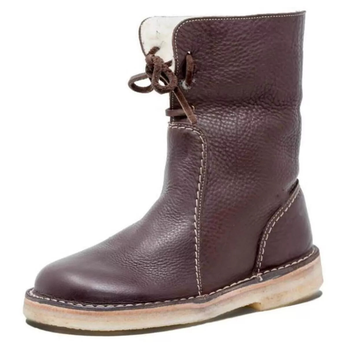 Round Toe Flats Boots - Lilixa.store