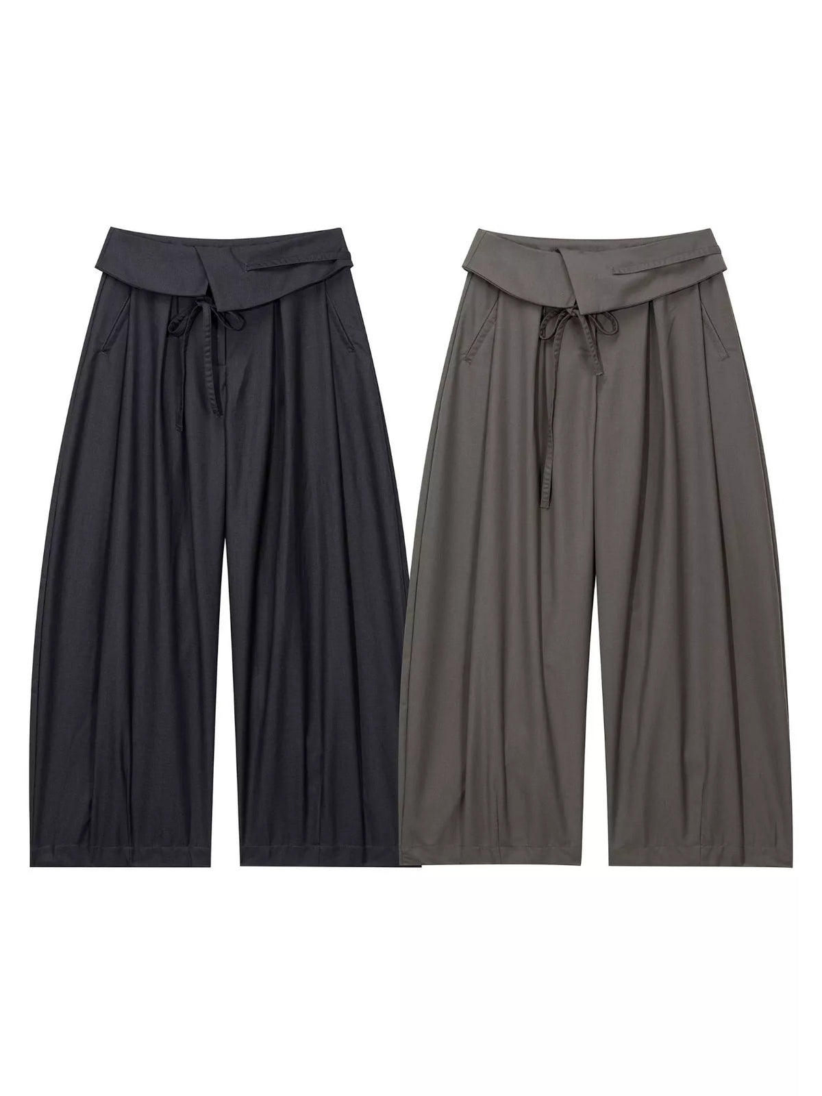 Men's Wide Leg Drawstring Pants - Lilixa.store