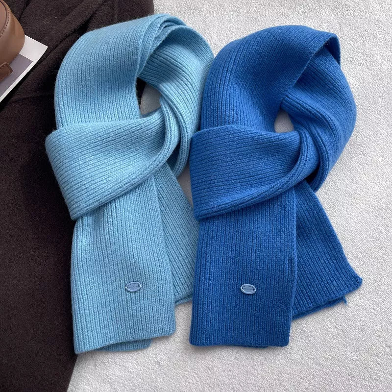 Pure Wool Warm Knit Scarf - Lilixa.store