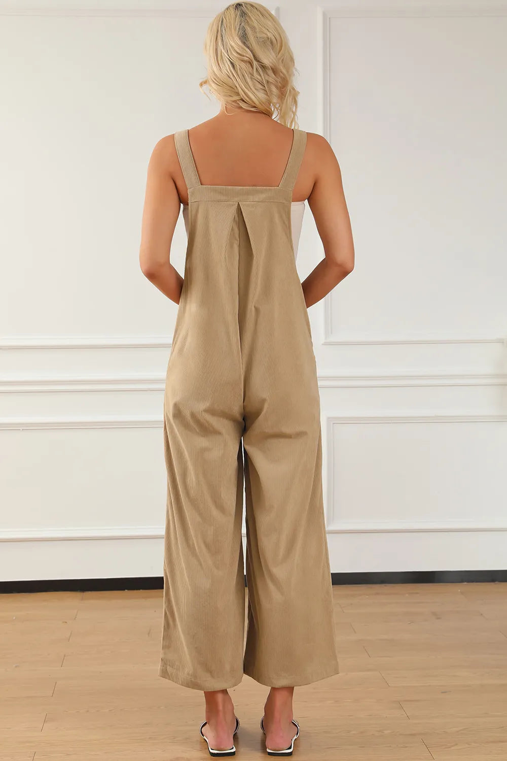 Pocketed Wide Leg Overall - Lilixa.store
