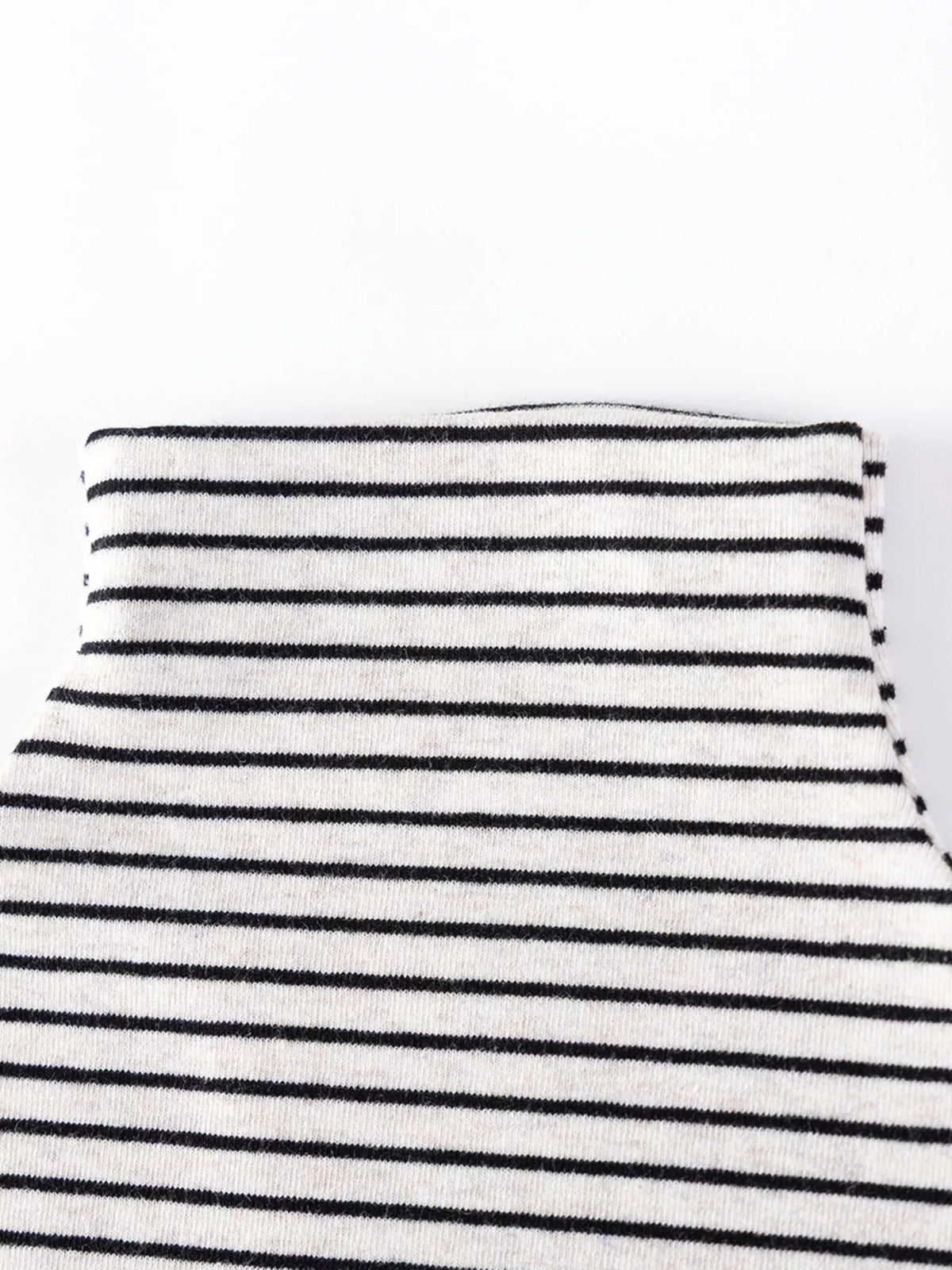 Children's Long-Sleeve Striped Turtleneck T-Shirt - Lilixa.store