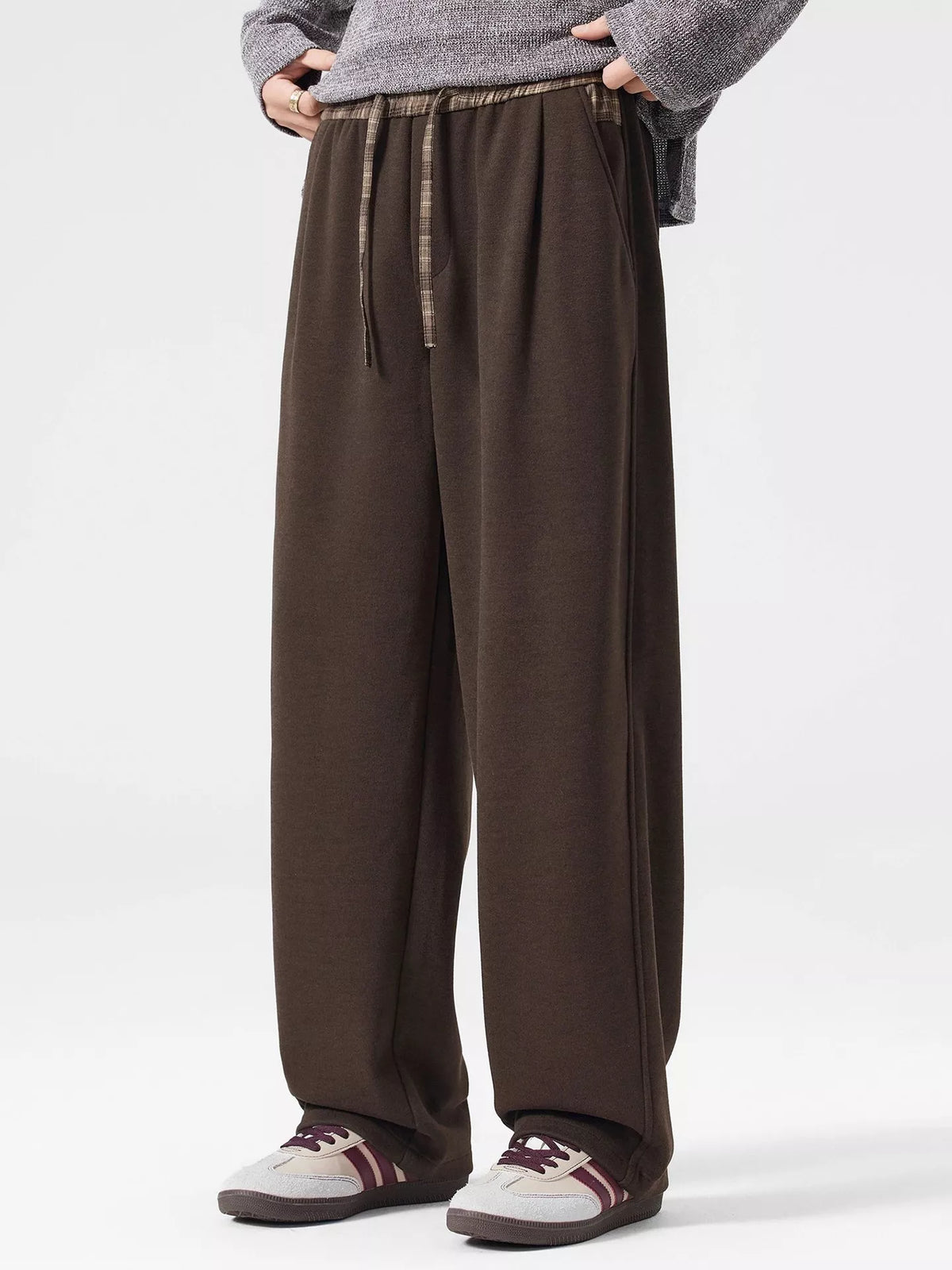 Men's Plus Size Loose Fit Drawstring Casual Pants, view 2