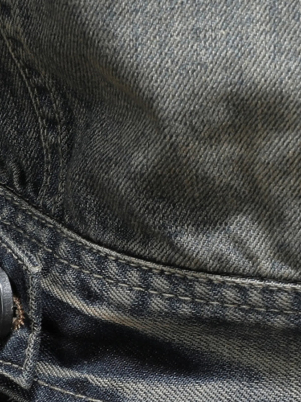 Men's Plus Size Washed Zip Up Denim Jacket with Chest Pockets - Lilixa.store
