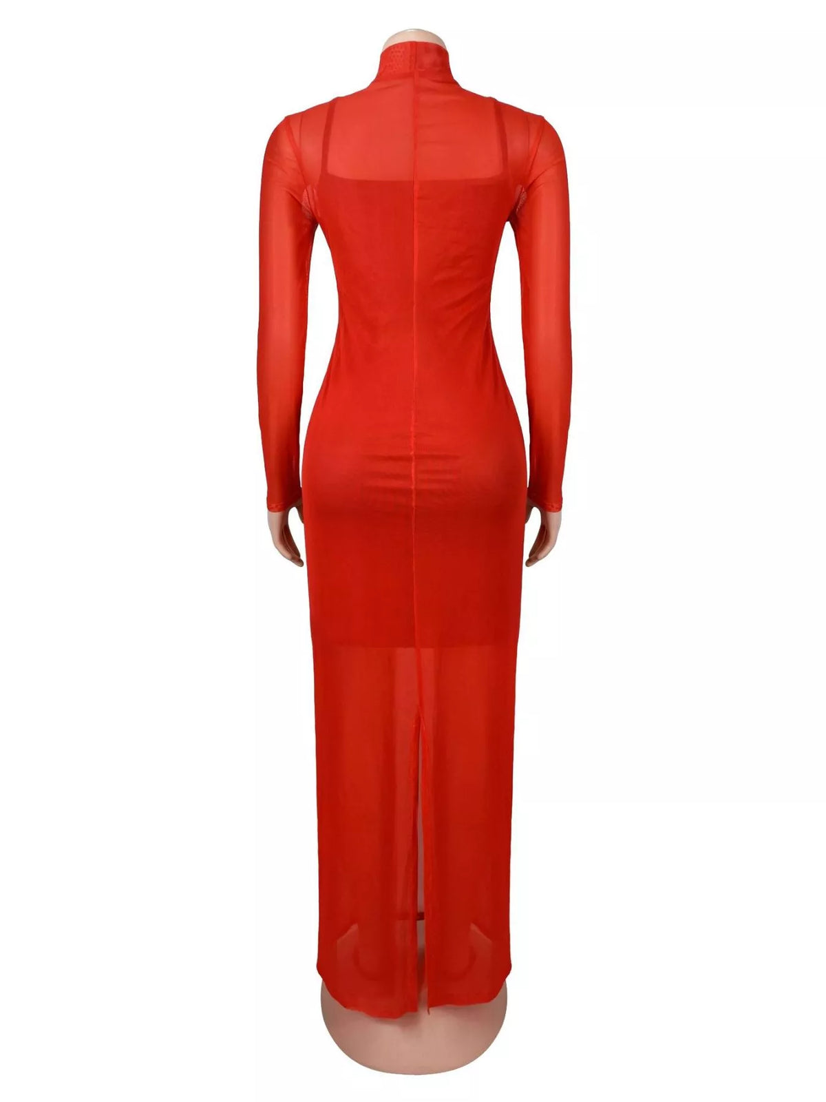 Cami Dress and Rhinestone Horse Mesh Maxi Dress Set - Lilixa.store