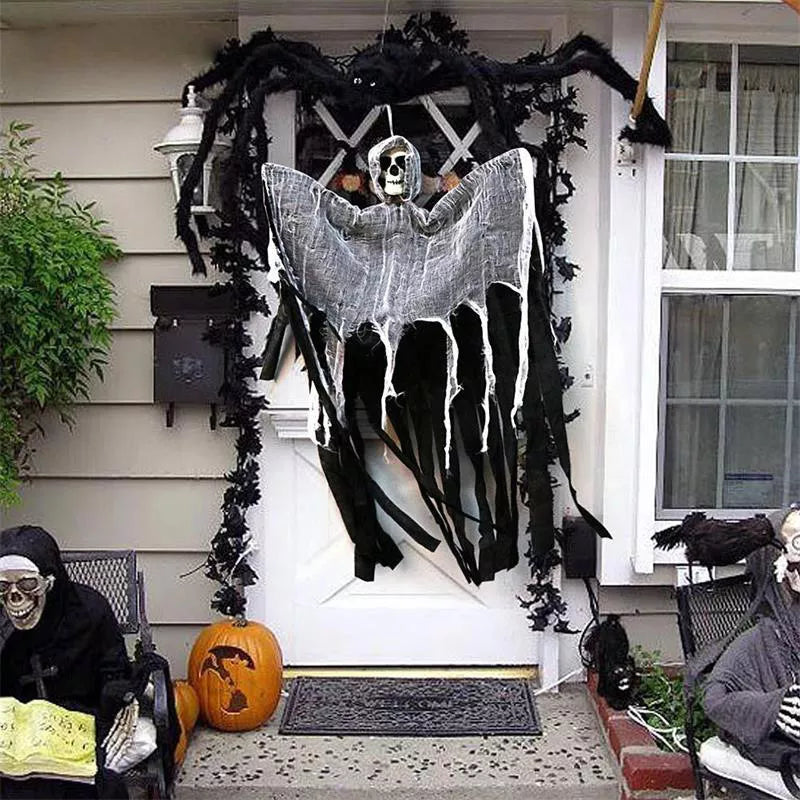 Halloween Spooky Hanging Skeleton Ghost - Lilixa.store