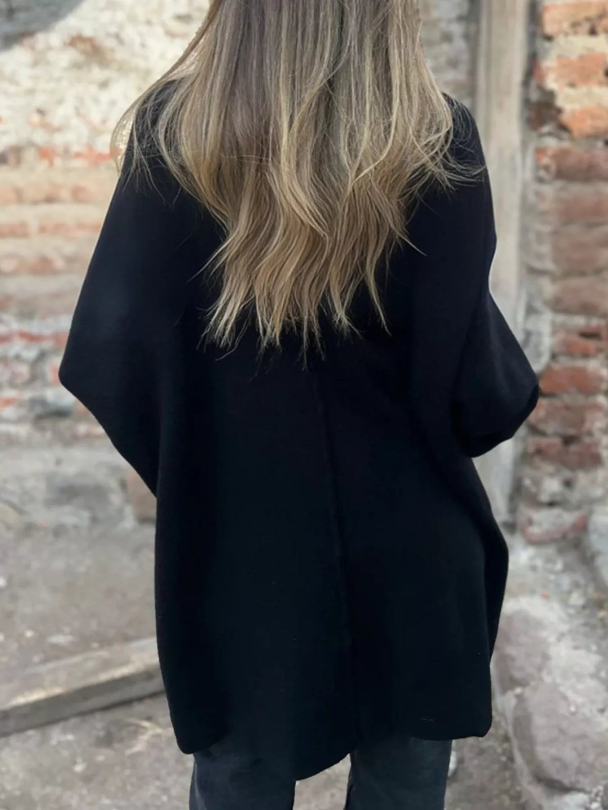 Full Size Button-Down Long Sleeve Cardigan Plus Size, view 4