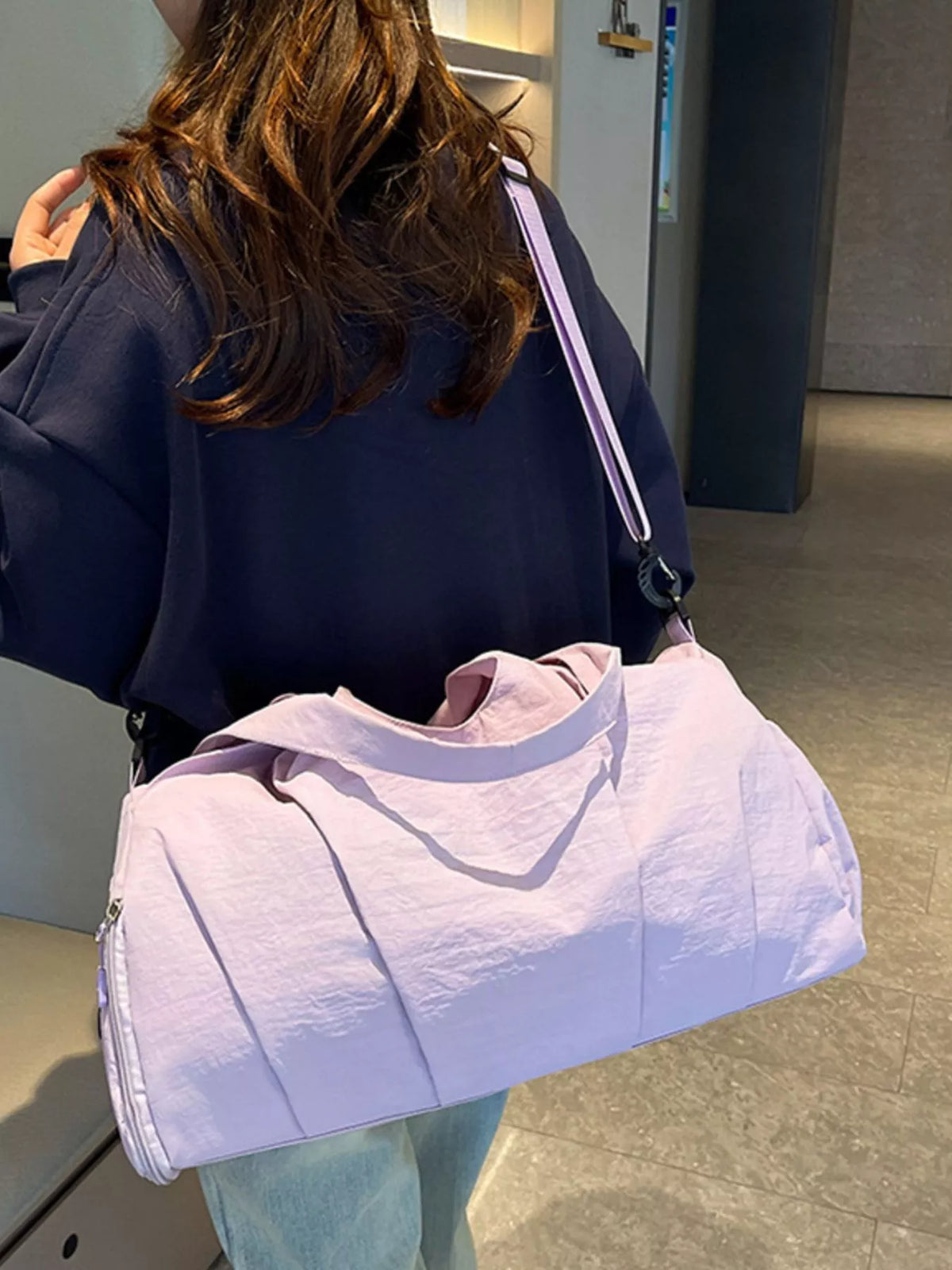 Ruched Large Capacity Travel Bag - Lilixa.store