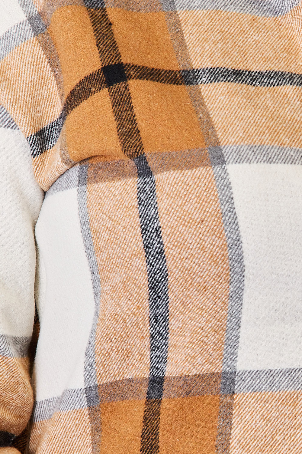 Perfee Plaid Print Dropped Shoulder Shirt - Lilixa.store