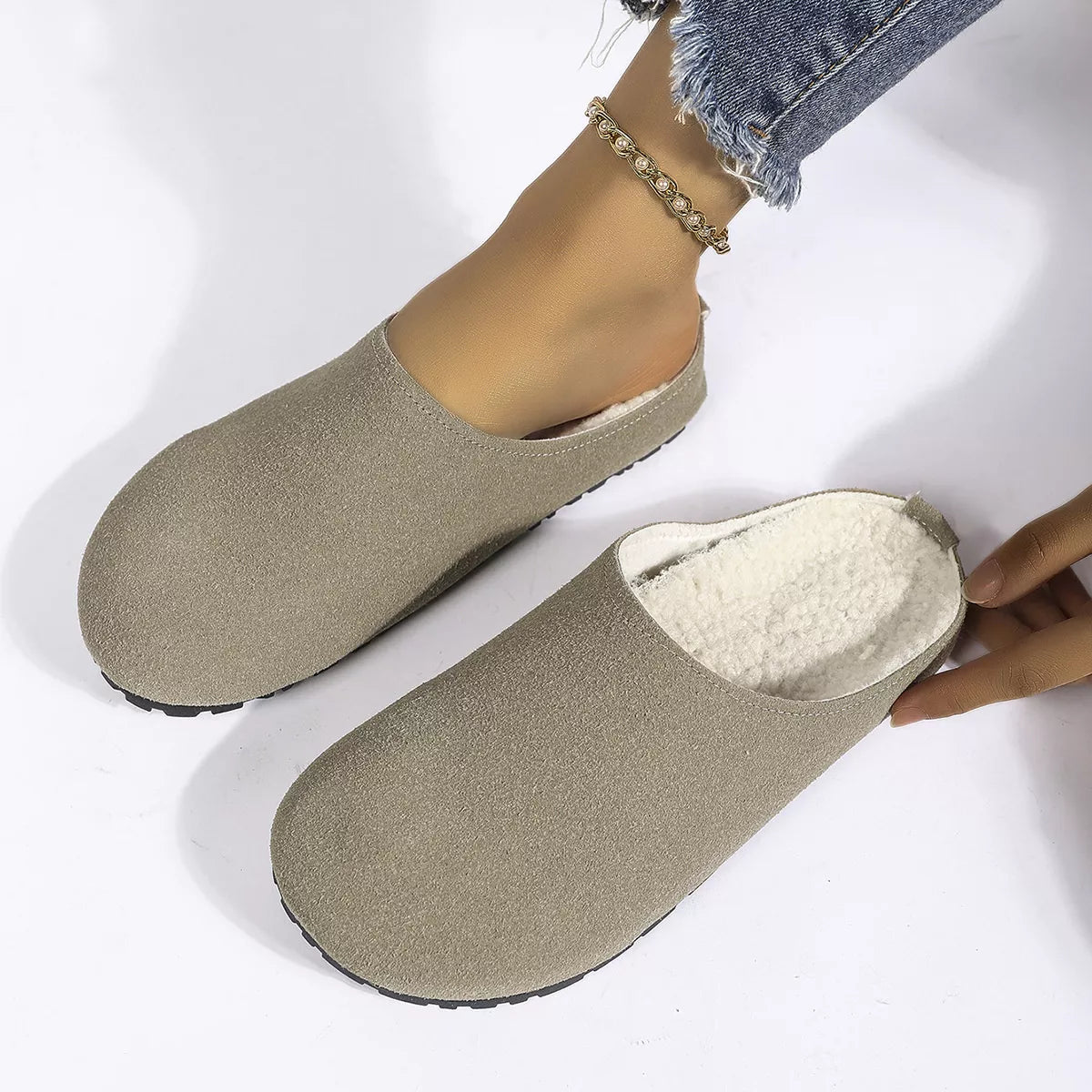 Round Toe Flats Slippers - Lilixa.store