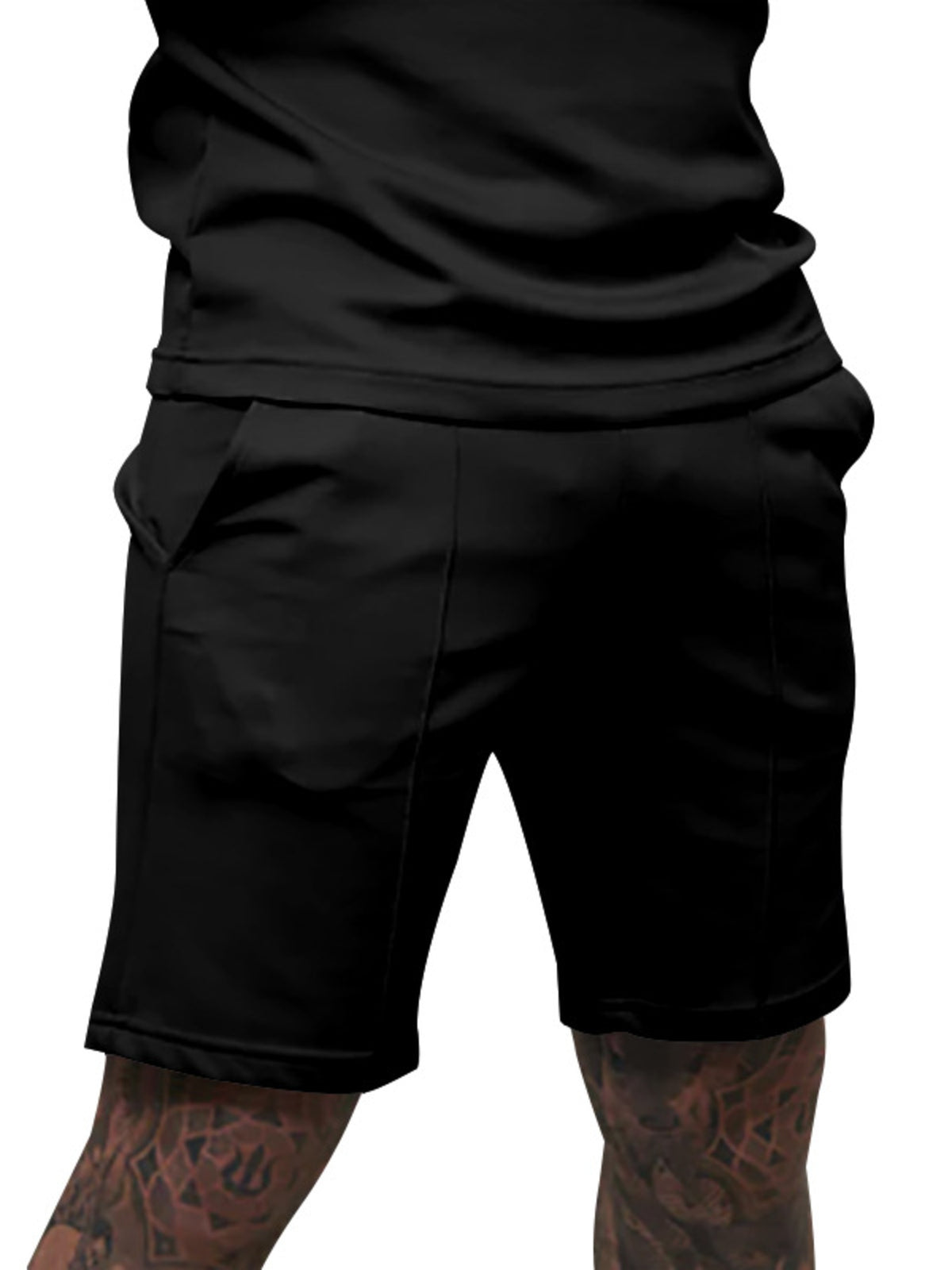 Men's Full Size Casual Drawstring Shorts Plus Size, view 4
