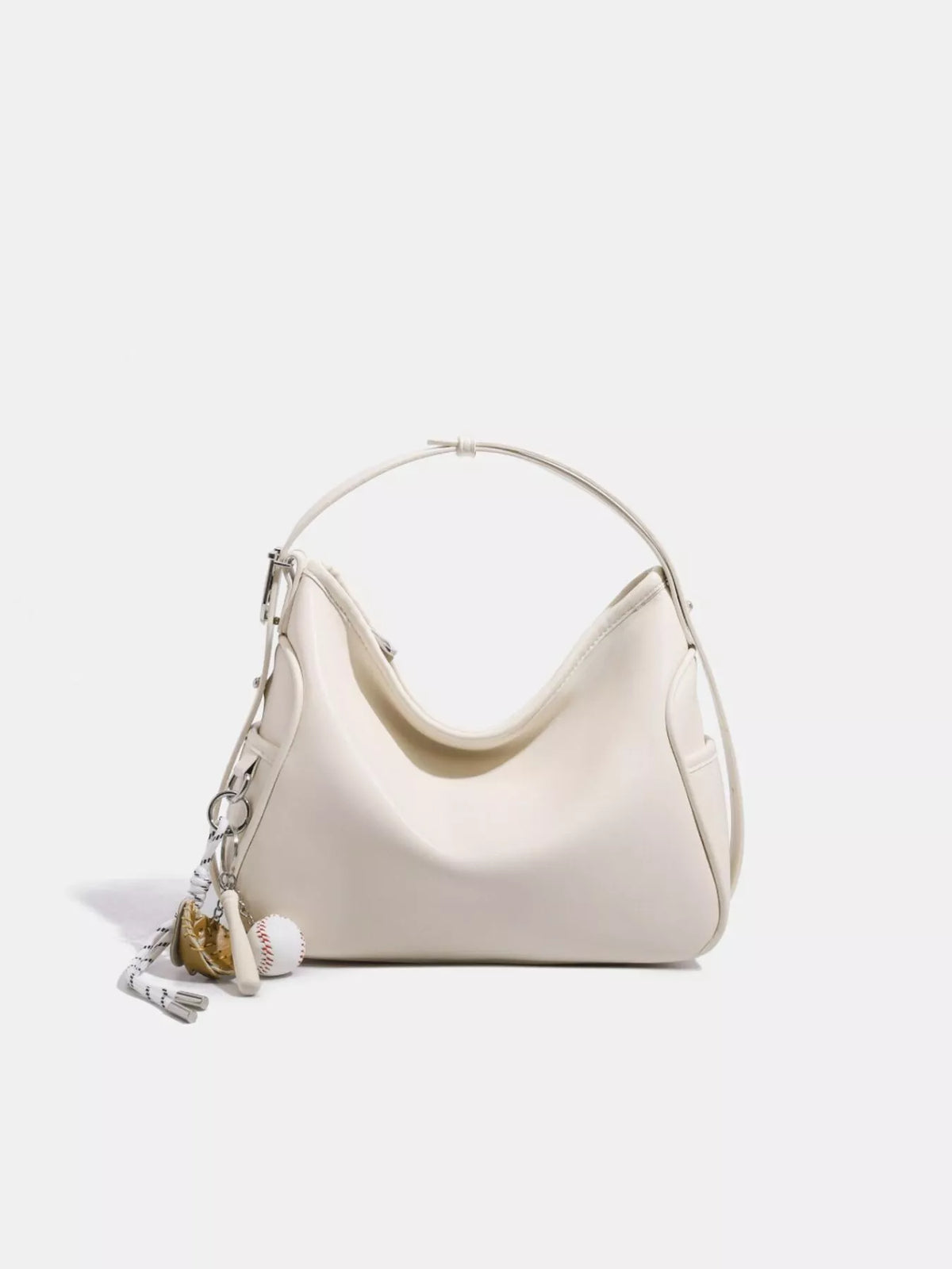 Leather Slouchy Shoulder Bag