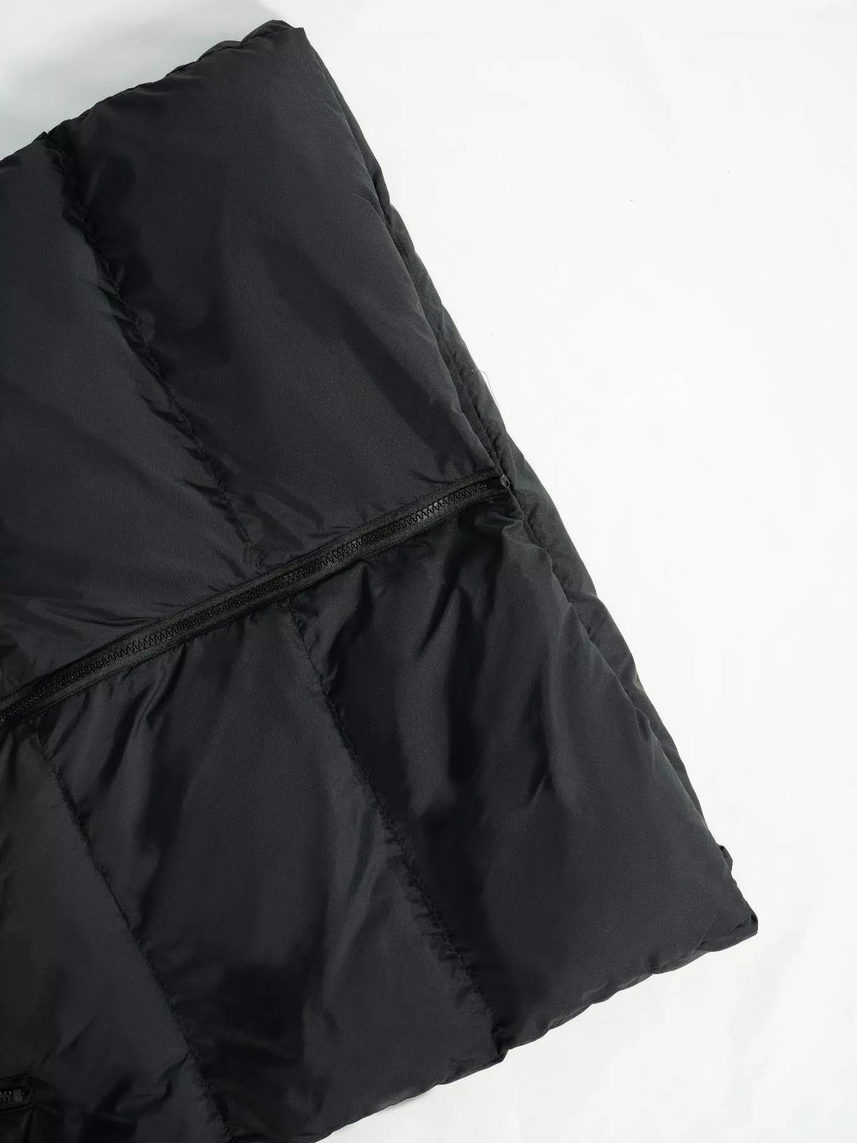 Longline Padded Hooded Vest Coat, view 13