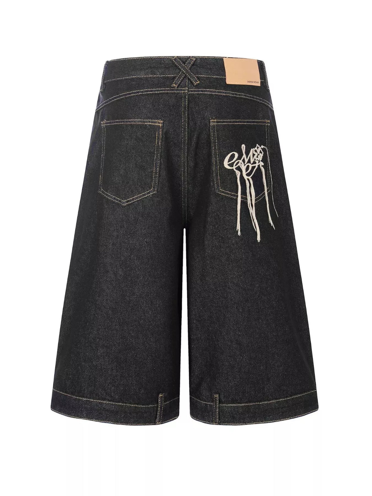 Men's Full Size High-Waisted Wide-Leg Denim Capris Plus Size - Lilixa.store
