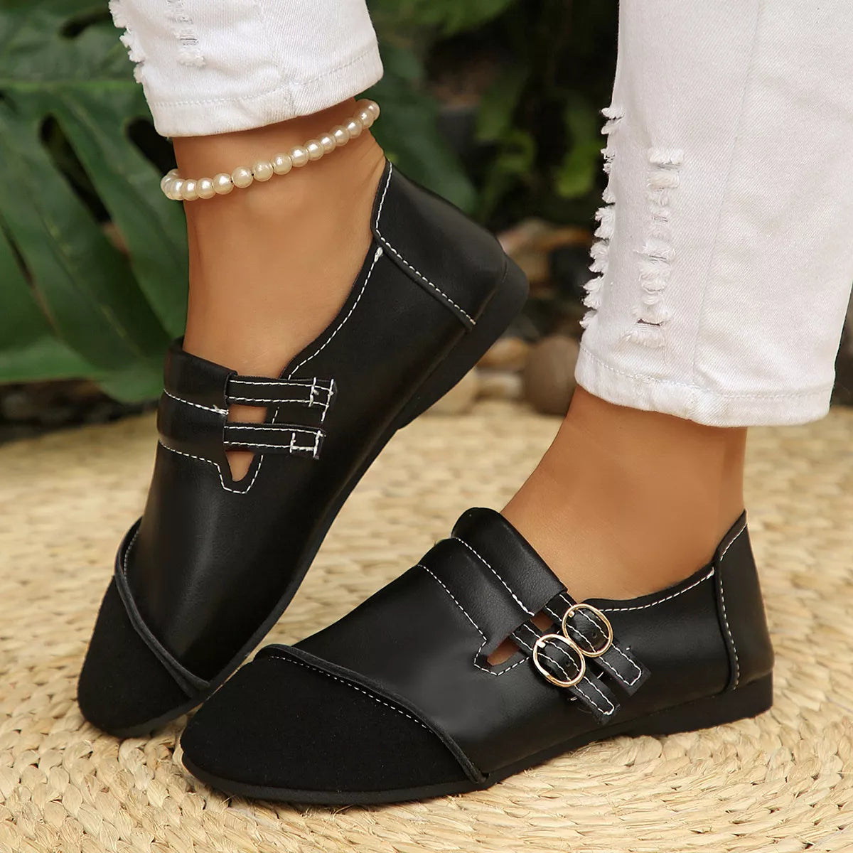 Round Toe Slip-Ons - Lilixa.store