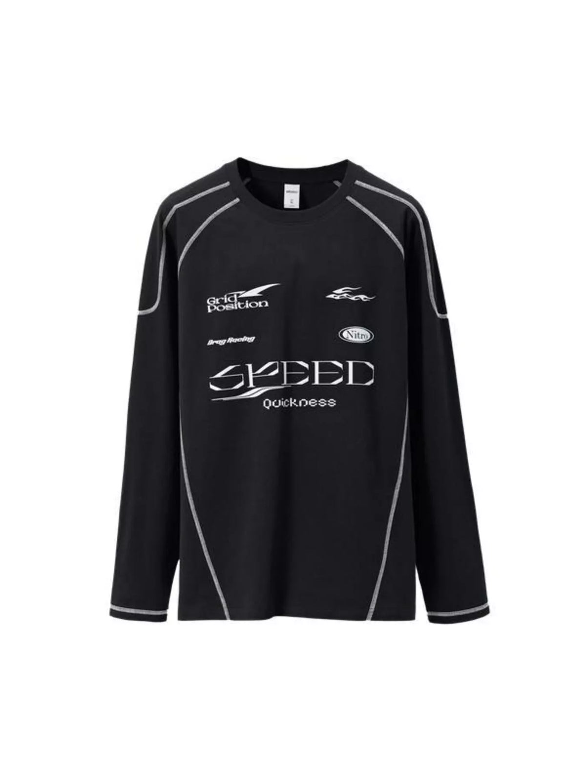 Men's Letter Graphic Long Sleeve T-Shirt - Lilixa.store