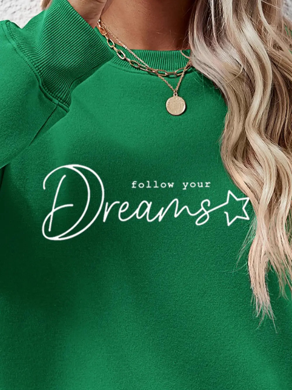 FOLLOW YOUR DREAMS Graphic Sweatshirt, view 13
