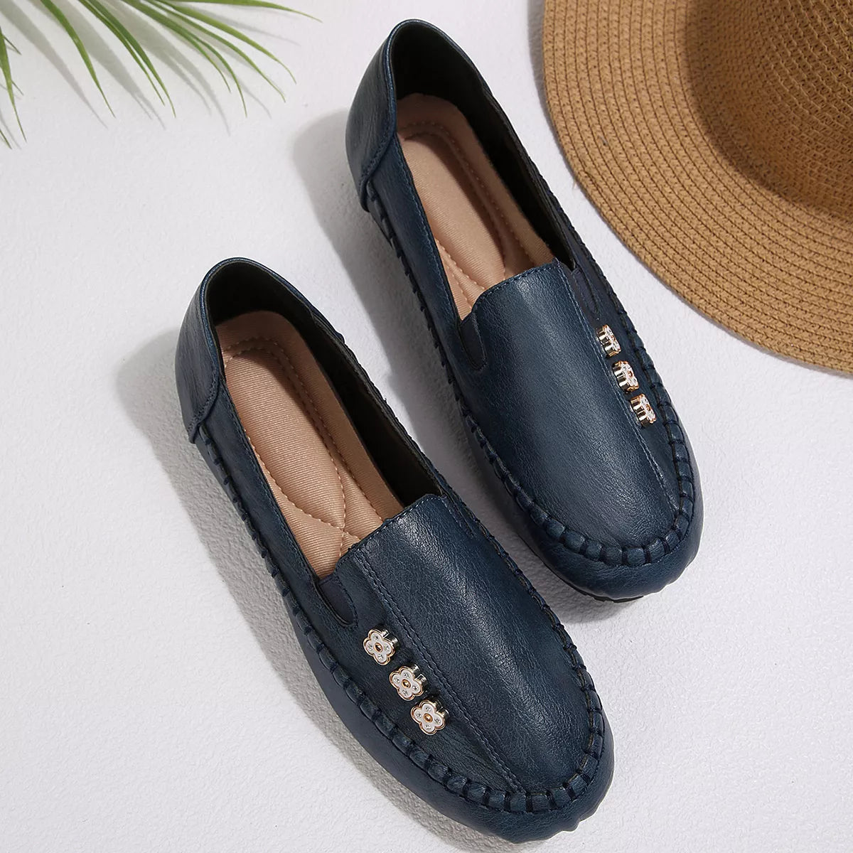 Round Toe Slip-Ons - Lilixa.store