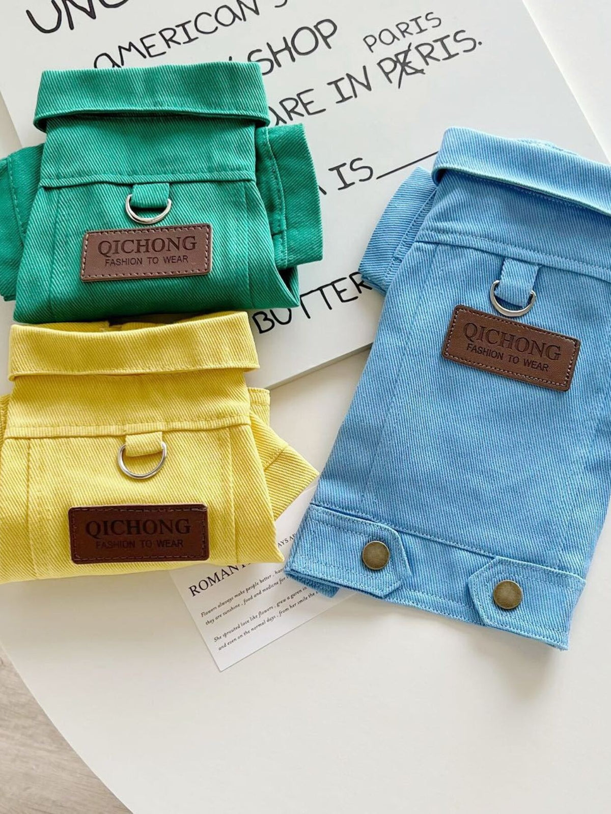 Denim Pet Jacket - Lilixa.store