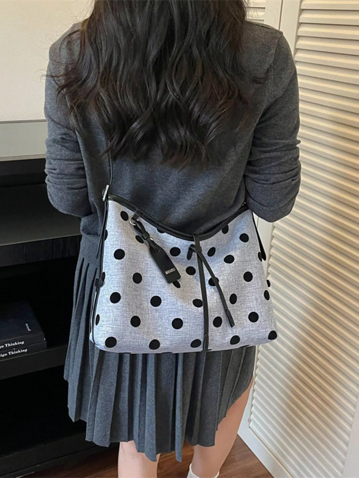 Polka Dot Shoulder Bag - Lilixa.store